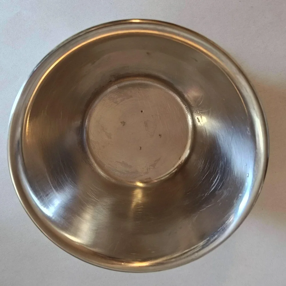 Vintage Kingsford Stainless Steel Dessert Bowls Set 2 Japan‎ Mid Century Modern